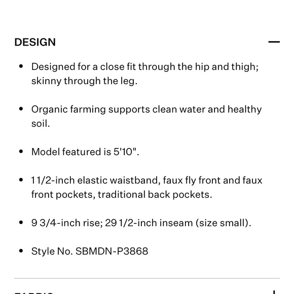 Eileen Fisher organic cotton stretch jean leggings size medium - Picture 10 of 10